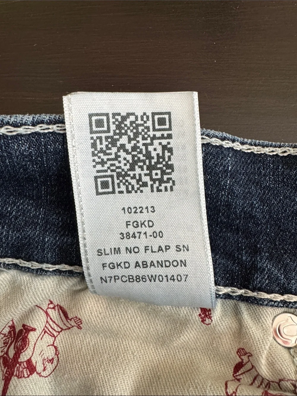 True Religion Geno Slim No-Flap Jeans